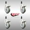 Service Caster 5 Inch 316SS Gray Poly Swivel 1 Inch Expanding Stem Caster Set Lock Brake SCC-SS316TTLEX20S514-PPUB-1-4 - alternate 3